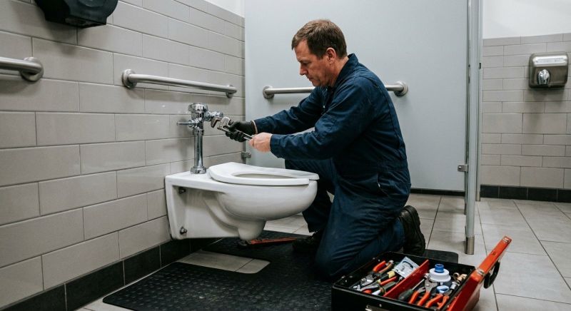 Commercial Toilet Installation